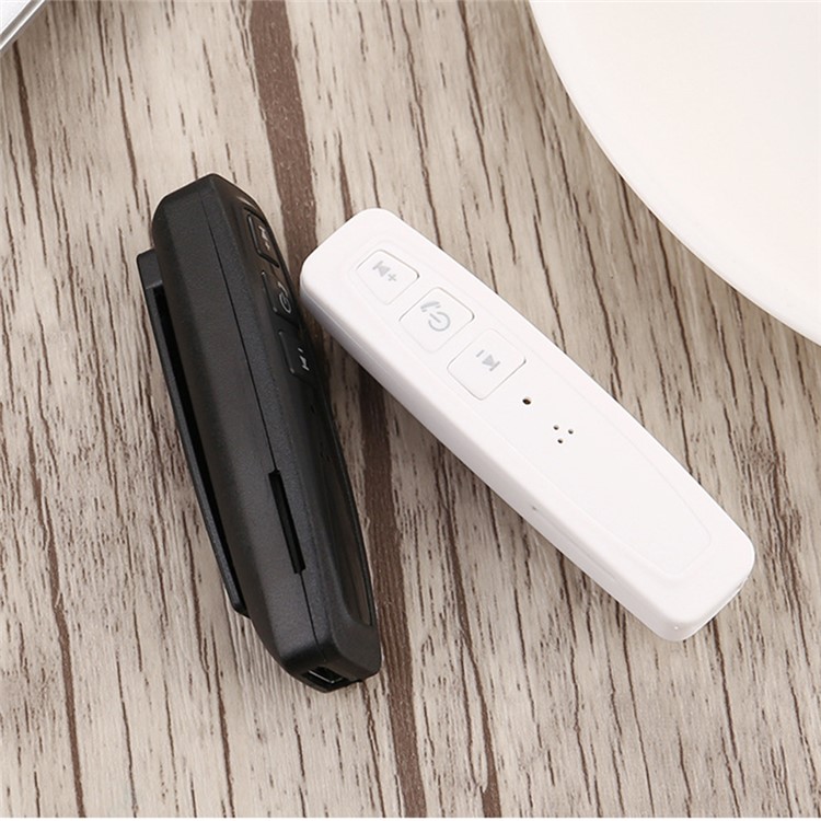 Wireless Bluetooth 4.2 Stereo Audio Music Receiver Support Hands-free Calling - Black-4