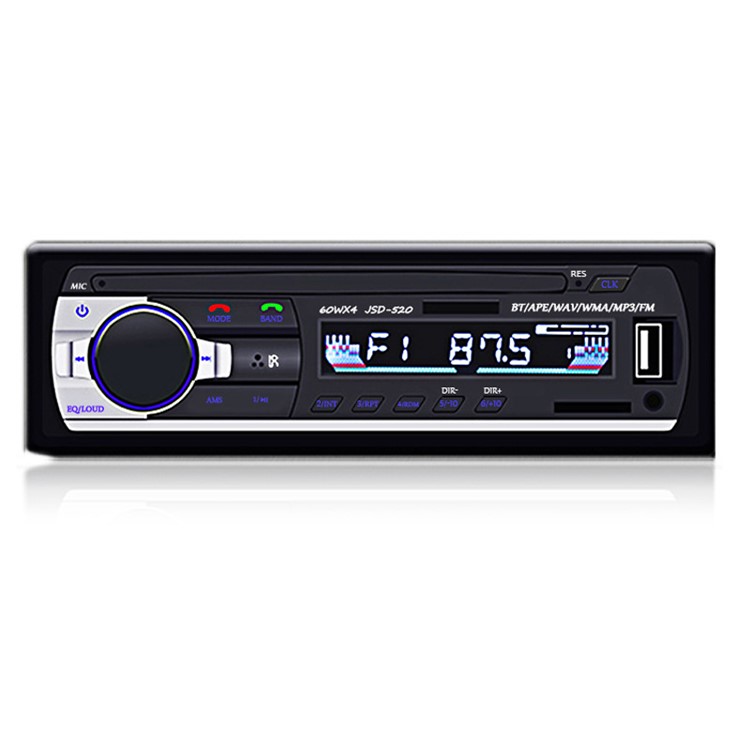 Car Bluetooth MP3 Reproductor FM Soporte de Receptor USB/SD/AUX