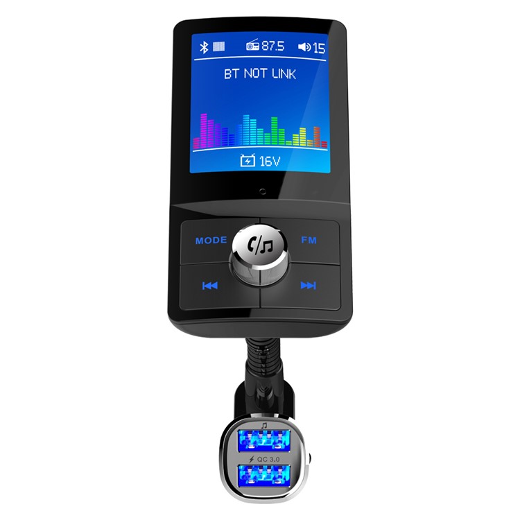 Bluetooth FM Transmitter Car Kit MP3-Player Dual-USB-Autoladegerät-5