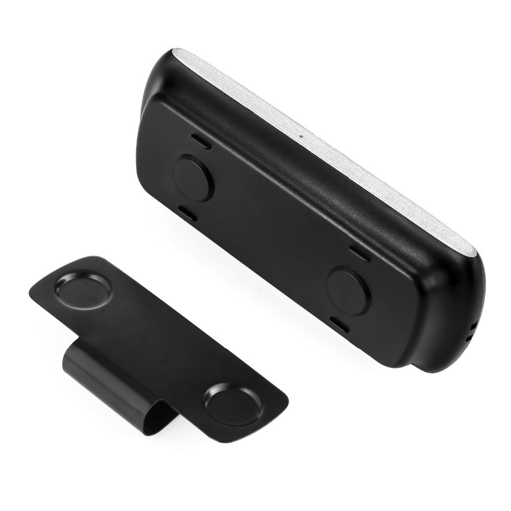 T826 Speaker Handsfree MP3 Music Bluetooth Player Sem Fio Bluetooth 4.2 Kit De Apoio Do Carro EDR TF Conectar 2 Telefones - Prata Negra-3