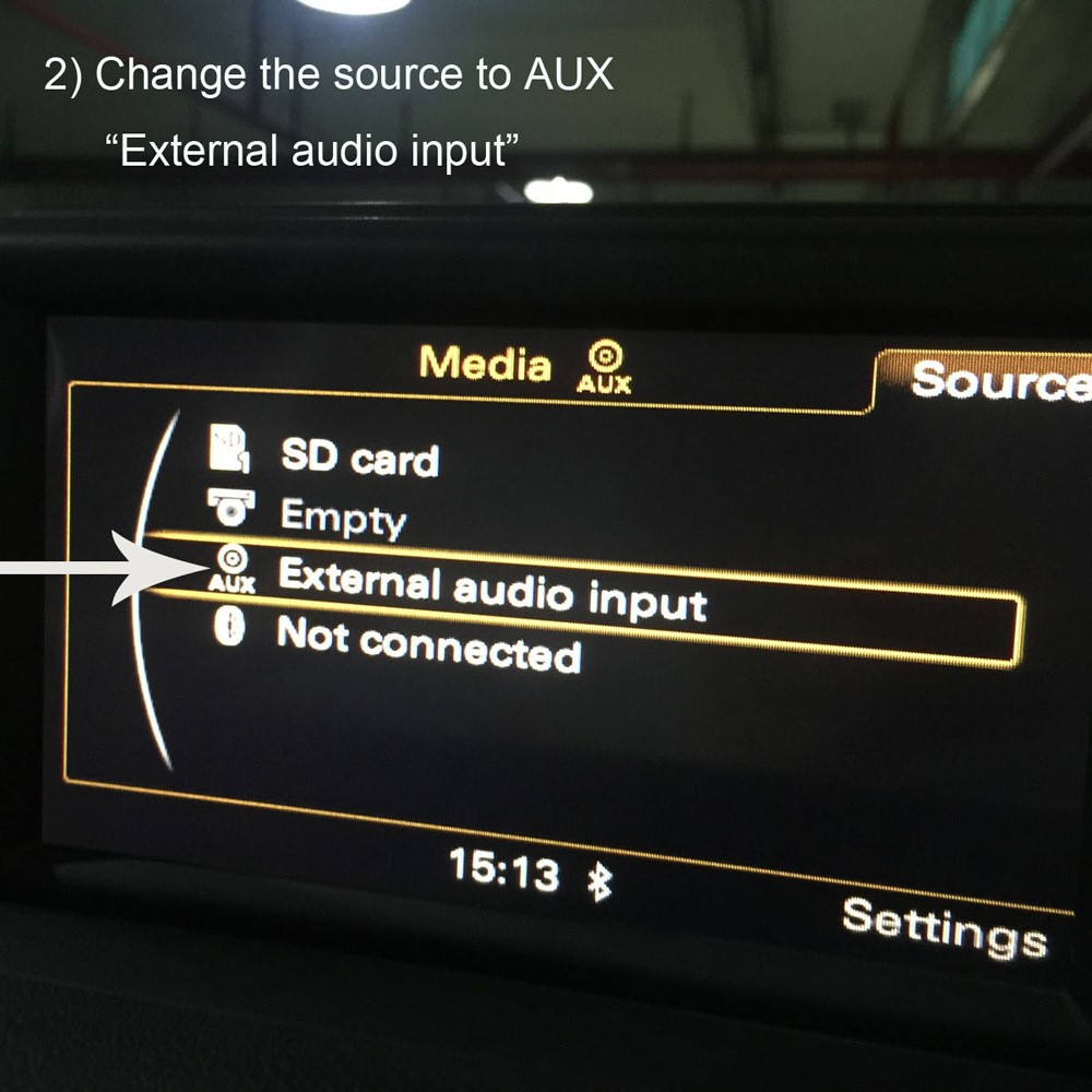 CA-090 AMI to USB Female & Bluetooth Adapter Cable for Car VW AUDI A6 Q5 Q7-10