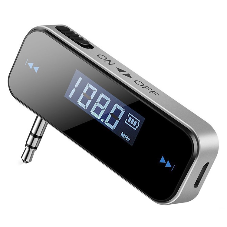 3.5mm Car Wireless Hands-free FM Transmitter Audio Adapter-1