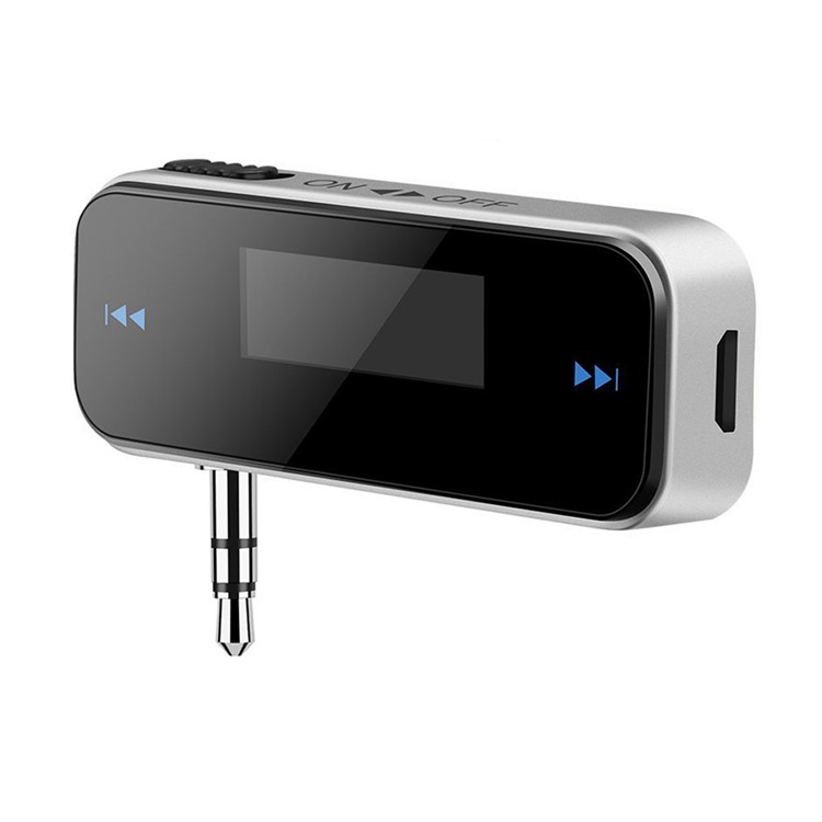 3.5mm Car Wireless Hands-free FM Transmitter Audio Adapter-2
