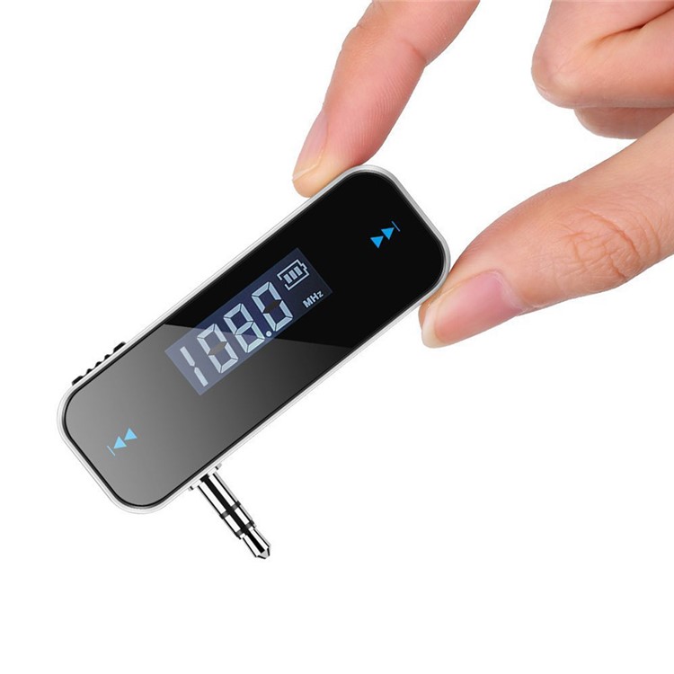 3.5mm Car Wireless Hands-free FM Transmitter Audio Adapter-3