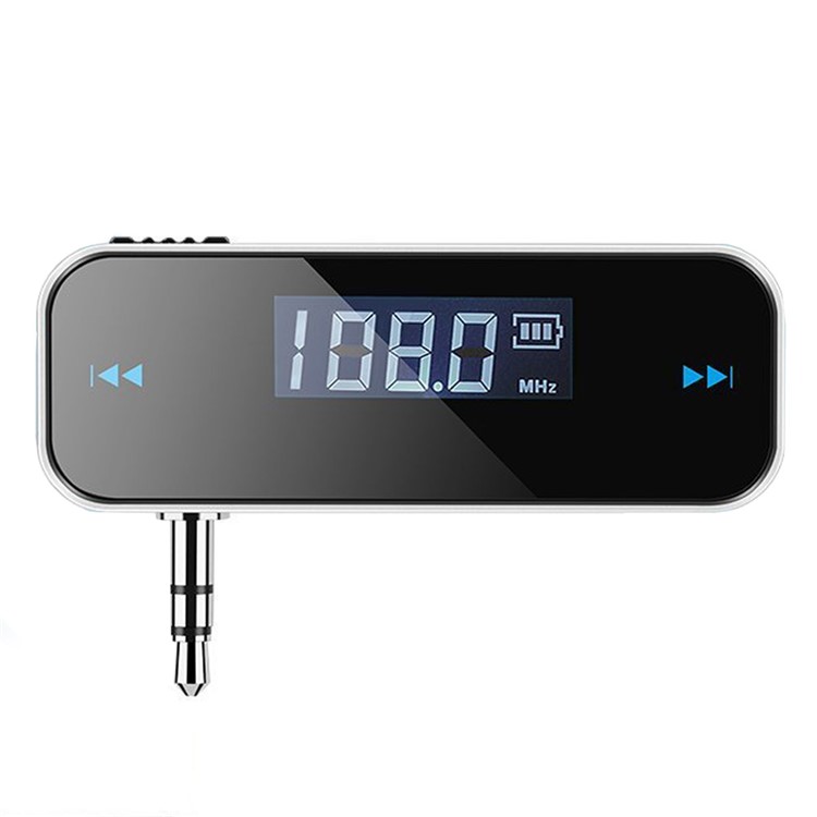 3.5mm Car Wireless Hands-free FM Transmitter Audio Adapter-4