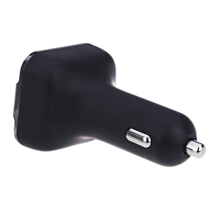 BT20 Bluetooth Car Transmissor FM mãos-livres + Dual USB Carregador de carro MP3 Player Support TF Card - Preto-8