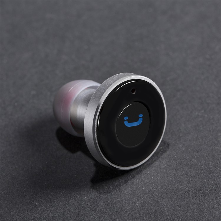 DIGICARE Q9 Dual USB Car Charger Bluetooth 4.0 Stereo Single Headset (CE/FCC/RoHS) - Black / Silver-13