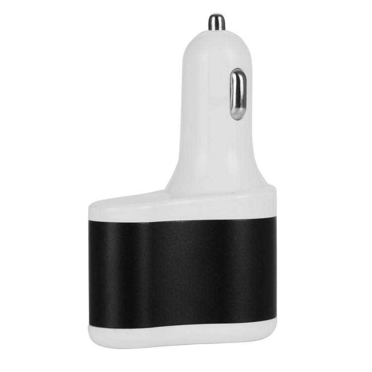 EC900 5V 2.1A Dual USB Car Charger Cigarette Lighter Bluetooth FM Transmitter Music Player - Black-1