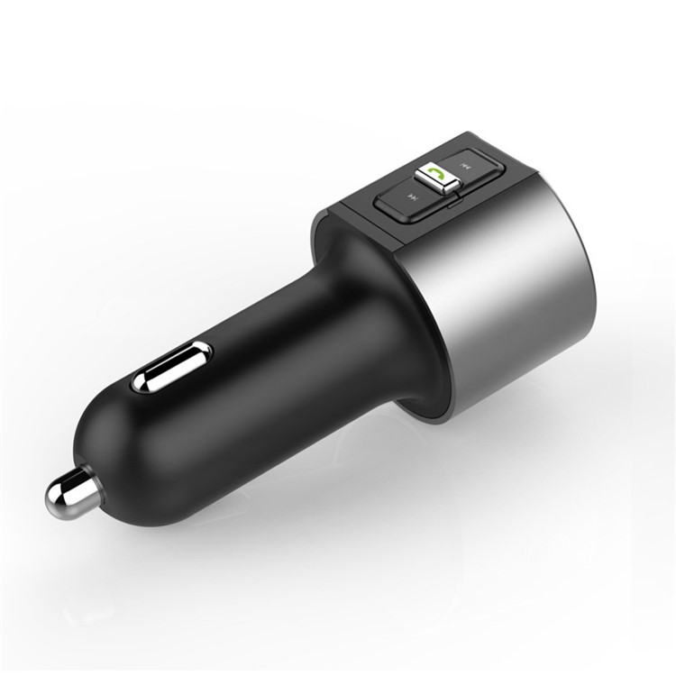 C26 Wireless Car Bluetooth Hands-free Music Player FM Transmitter with Dual USB Port 5V 3.4A-8