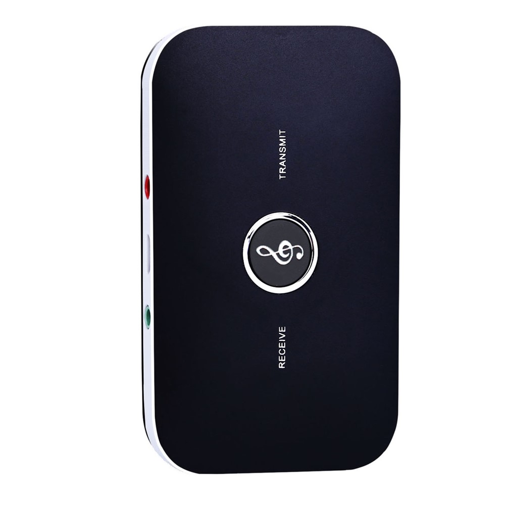 Bluetooth 4.0 Transmitter Receiver 2-in-1 3.5mm Wireless Audio Adapter for TV / Home Stereo System etc. - Black-5