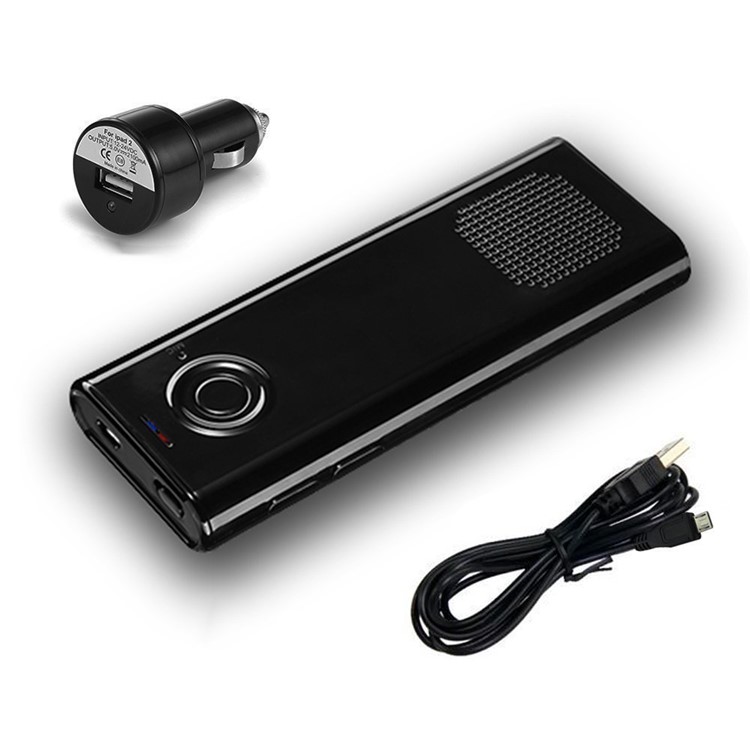 Bluetooth 4.1 Sun Visor Car Speakerphone A2DP Streaming Hands-Free Car Kit - Black-2