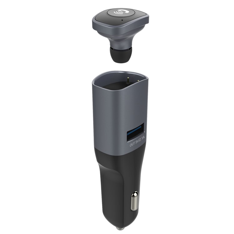 BC16 2-in-1 Mini Wireless Bluetooth 4.0 Headphone Headset USB Car Charger for iPhone 7, Samsung S8 etc.-10