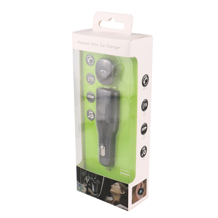 BC16 2-in-1 Mini Wireless Bluetooth 4.0 Headphone Headset USB Car Charger for iPhone 7, Samsung S8 etc.-15