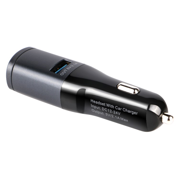 BC16 2-in-1 Mini Wireless Bluetooth 4.0 Headphone Headset USB Car Charger for iPhone 7, Samsung S8 etc.-4
