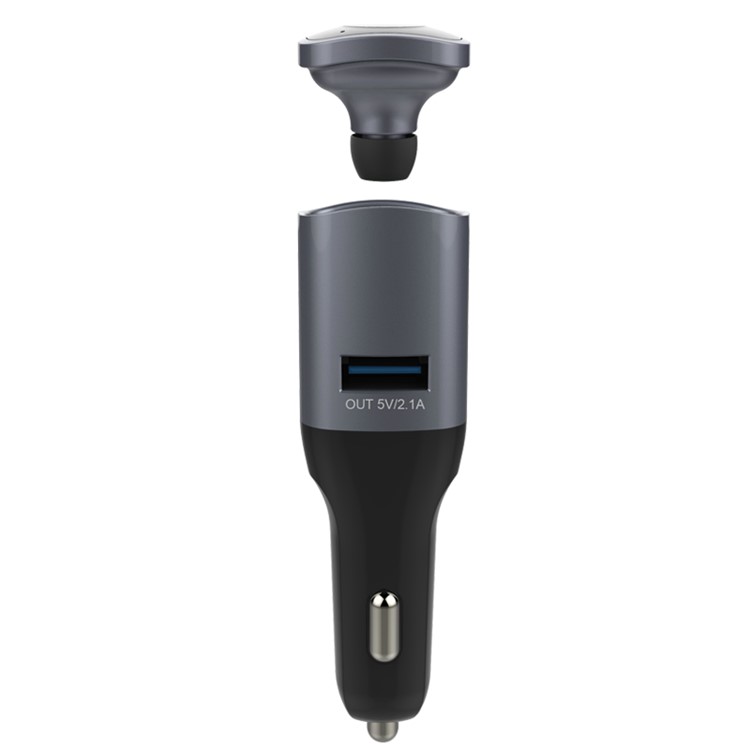 BC16 2-in-1 Mini Wireless Bluetooth 4.0 Headphone Headset USB Car Charger for iPhone 7, Samsung S8 etc.-9