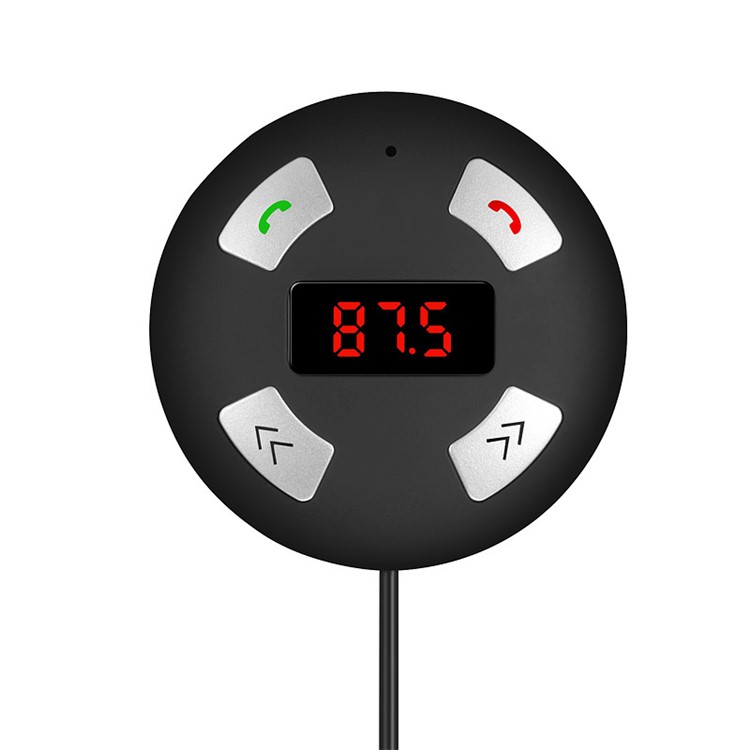 Wireless Bluetooth FM Transmitter Modulator MP3 Player with Mic + 2 USB Ports Car Charger Kit-2
