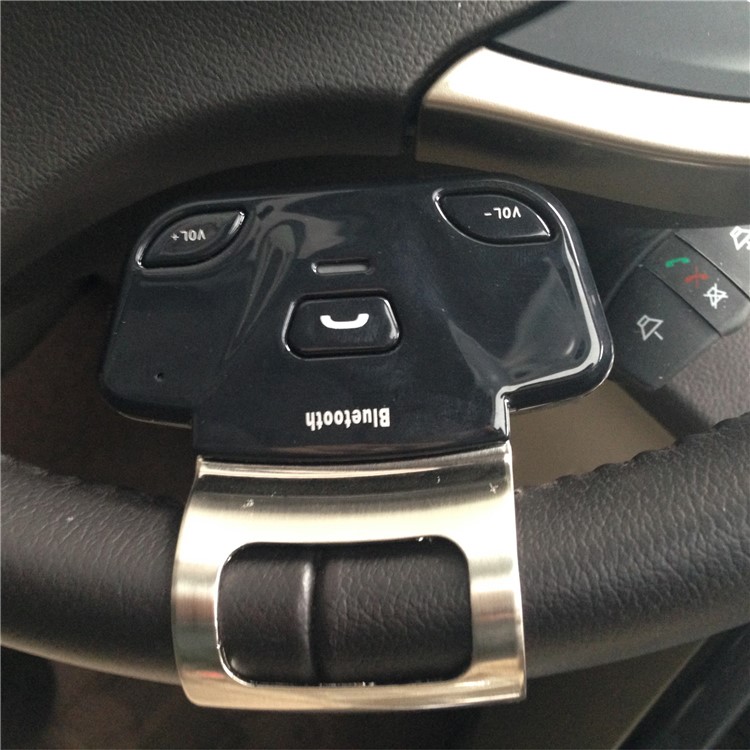 LD-318 volante Bluetooth inalámbrico kit de coche soporte llamadas manos libres con cargador de coche - negro-10