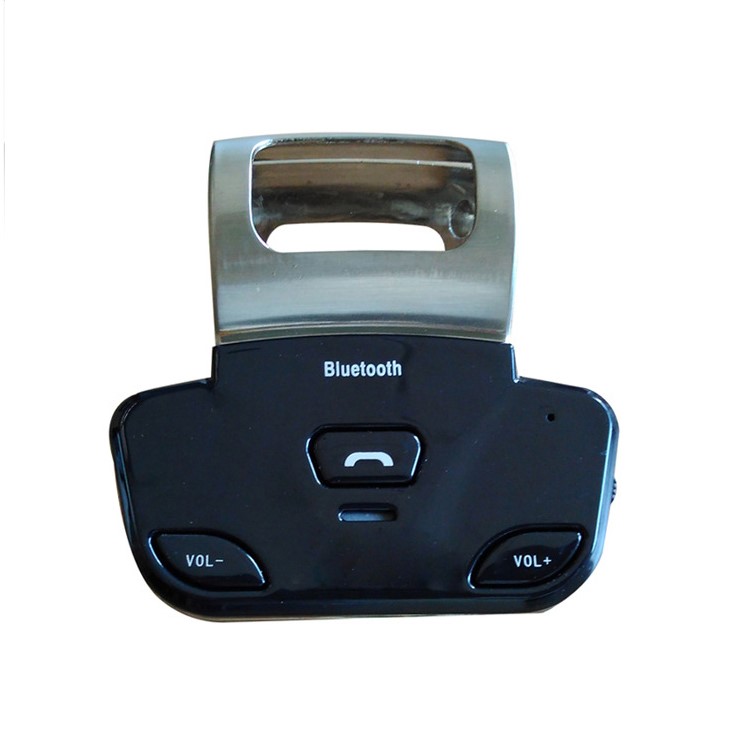 LD-318 volante Bluetooth inalámbrico kit de coche soporte llamadas manos libres con cargador de coche - negro-4