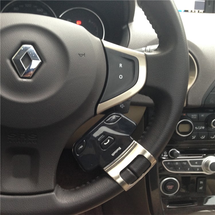 LD-318 volante Bluetooth inalámbrico kit de coche soporte llamadas manos libres con cargador de coche - negro-9