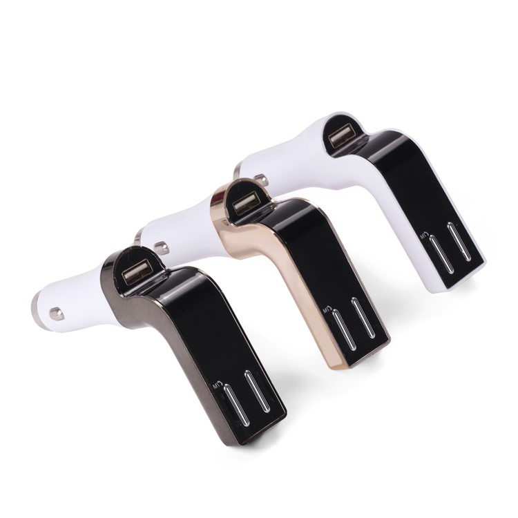Safety Hammer Bluetooth MP3 Player FM Transmitter Hands-free Car Kit Charger BT590 - Silver-13