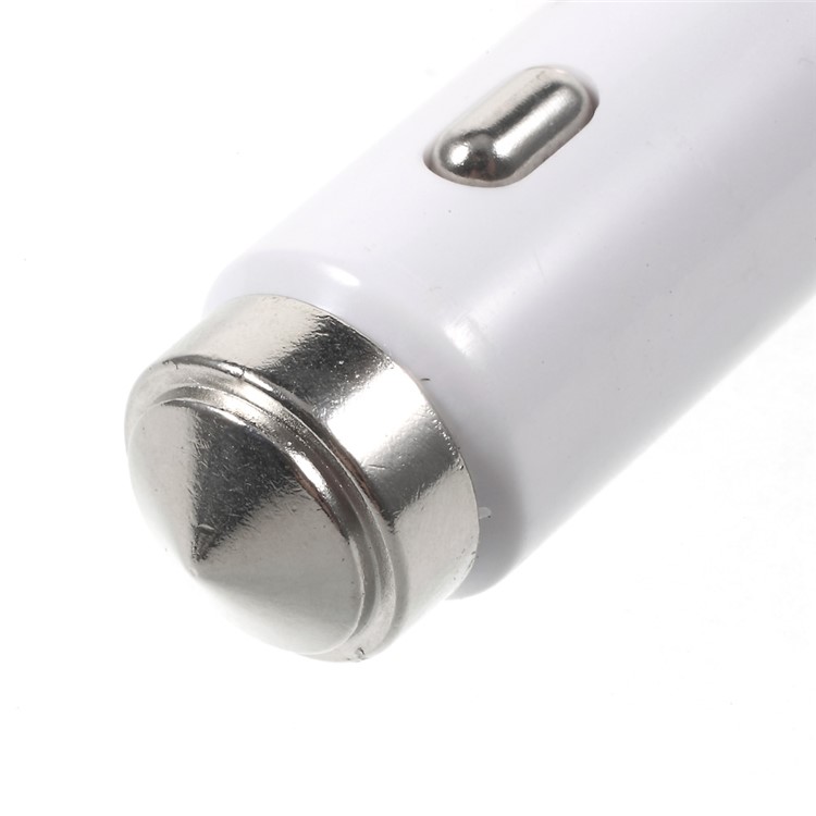 Safety Hammer Bluetooth MP3 Player FM Transmitter Hands-free Car Kit Charger BT590 - Rose Gold-7