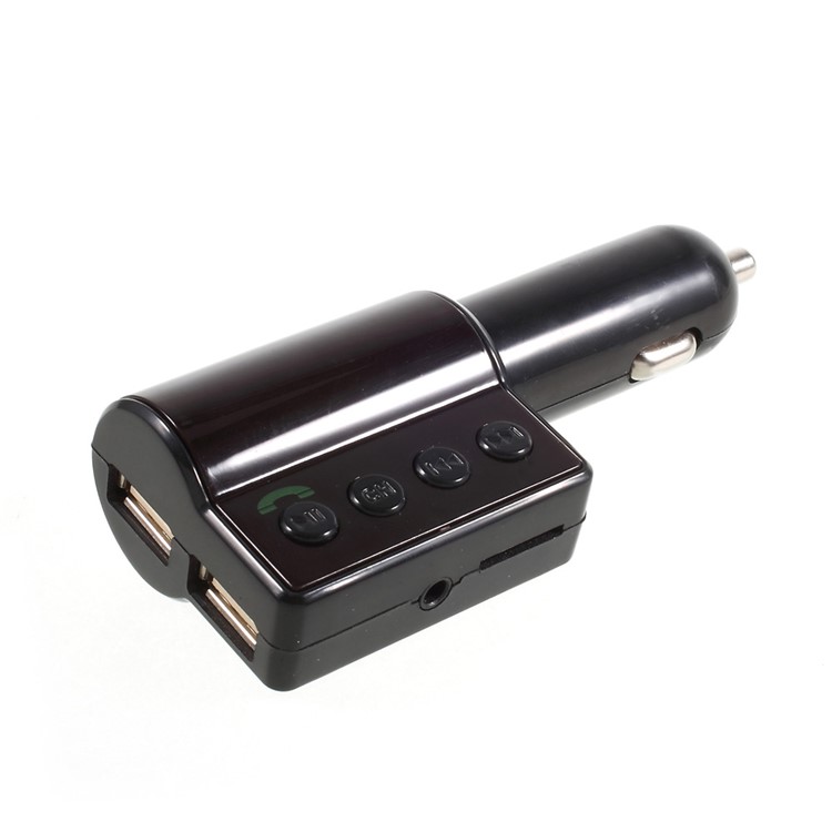 538BT Bluetooth MP3 Player FM Transmitter Hands-free Car Kit Dual USB Charger-2