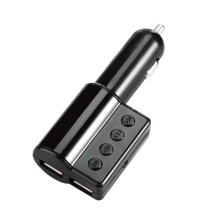 538BT Bluetooth MP3 Player FM Transmitter Hands-free Car Kit Dual USB Charger-4