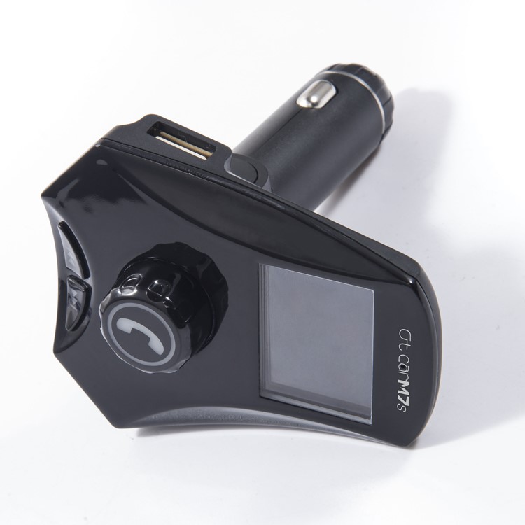 M7s LED Monitor Car MP3 Player Bluetooth FM Transmitter Car Kit Support Aux-in / TF Card / U-Disk - Black-10