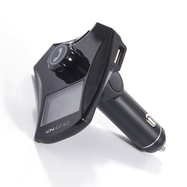 M7s LED Monitor Car MP3 Player Bluetooth FM Transmitter Car Kit Support Aux-in / TF Card / U-Disk - Black-11