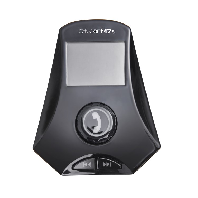 M7s LED Monitor Car MP3 Player Bluetooth FM Transmitter Car Kit Support Aux-in / TF Card / U-Disk - Black-19
