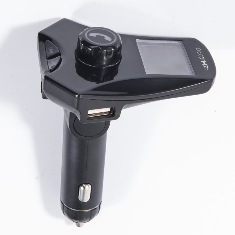 M7s LED Monitor Car MP3 Player Bluetooth FM Transmitter Car Kit Support Aux-in / TF Card / U-Disk - Black-7