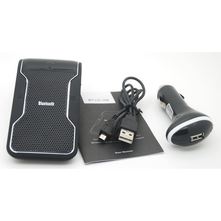 158 Wireless Bluetooth Hands-free Car Kit + USB Car Charger-6