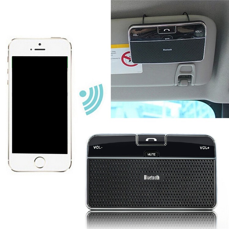 BT LD-168 Wireless Bluetooth + USB Car Charger Hands-free Car Kit for iPhone Samsung Huawei etc.-9