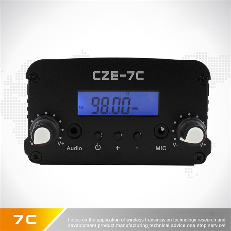 7W Stereo Good Sound Quality FM Broadcast Transmitter-5