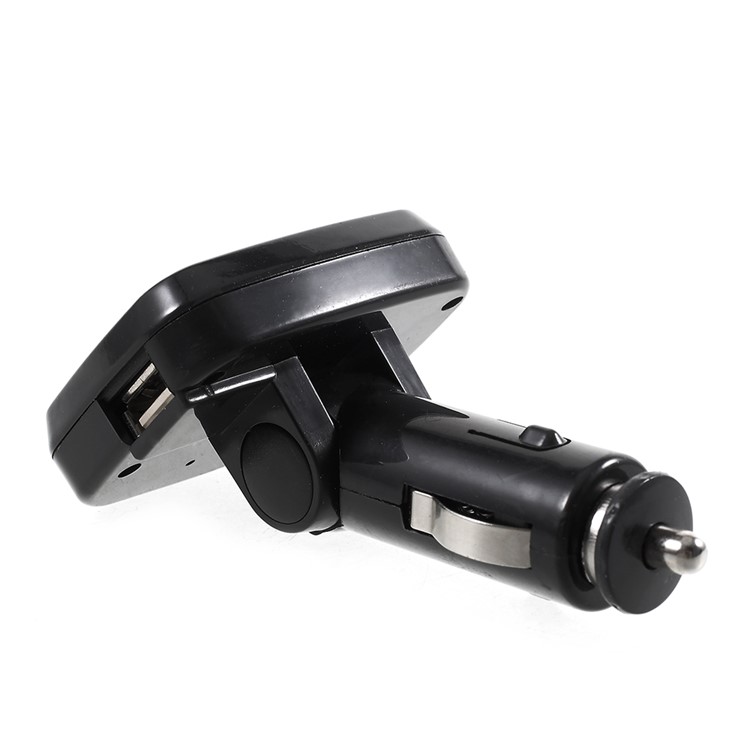 FM504 Wireless Bluetooth FM Transmitter MP3 Player with Mic + Single USB Port Car Charger Kit-2