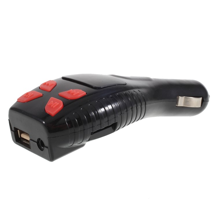 12/24V Bluetooth Hands-free Music Player FM Transmitter Car Charger - Style B-3