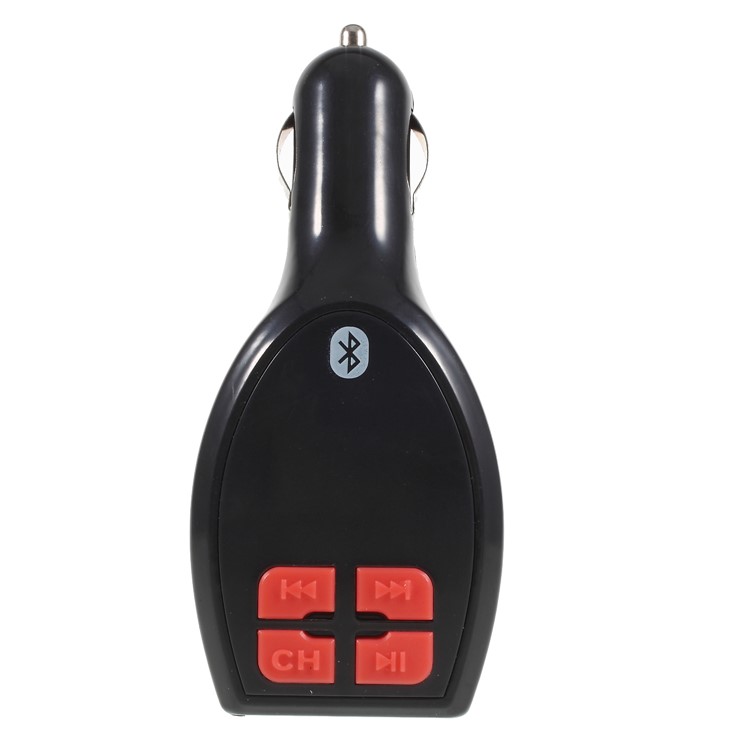 12/24V MP3 Player Bluetooth FM Transmitter Car Charger Car Kit Support Hands-free Calls - Style C-3