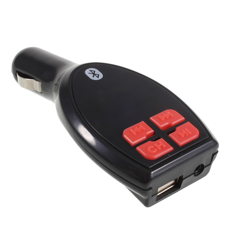 12/24V MP3 Player Bluetooth FM Transmitter Car Charger Car Kit Support Hands-free Calls - Style C-4