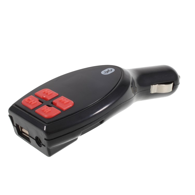12/24V MP3 Player Bluetooth FM Transmitter Car Charger Car Kit Support Hands-free Calls - Style C-5