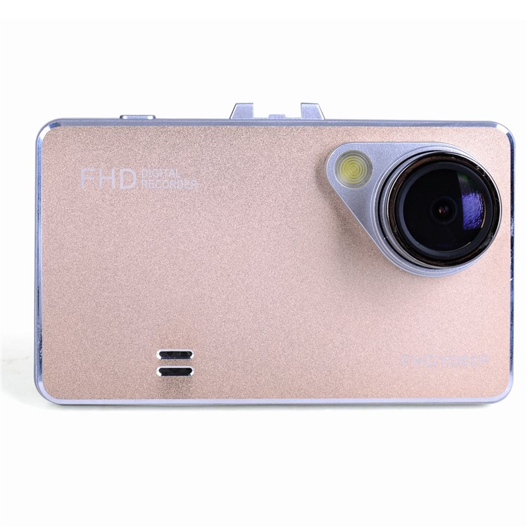 TH-H2000 Full HD 1080P Car DVR Cam Vehicle Camera with Night Vision - Rose Gold-1