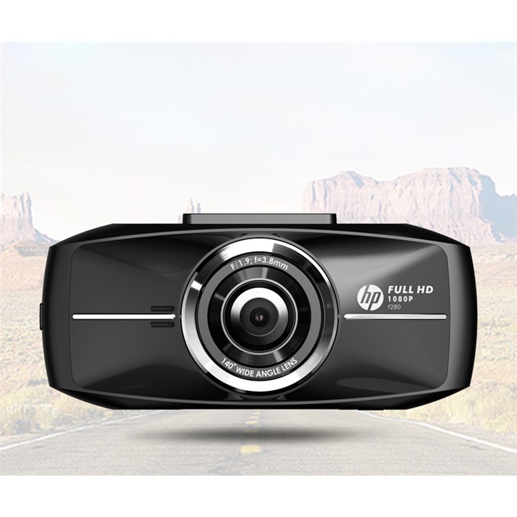 HP F280 2.7'' LCD 1080P Full HD Wide Angle View Car DVR Recorder-2