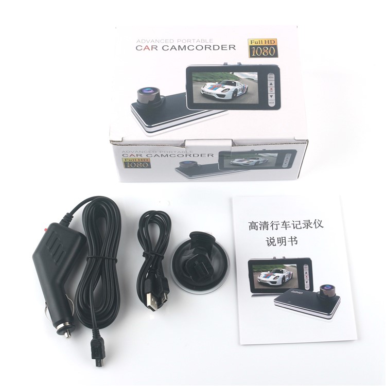 W1 1080P HD Mini Car Dash Camera 140 Degree Wide Angle Lens Car DVR with G-Sensor WDR-11