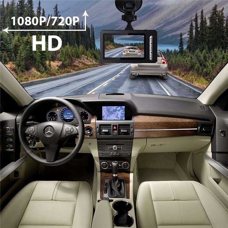W1 1080P HD Mini Car Dash Camera 140 Degree Wide Angle Lens Car DVR with G-Sensor WDR-6