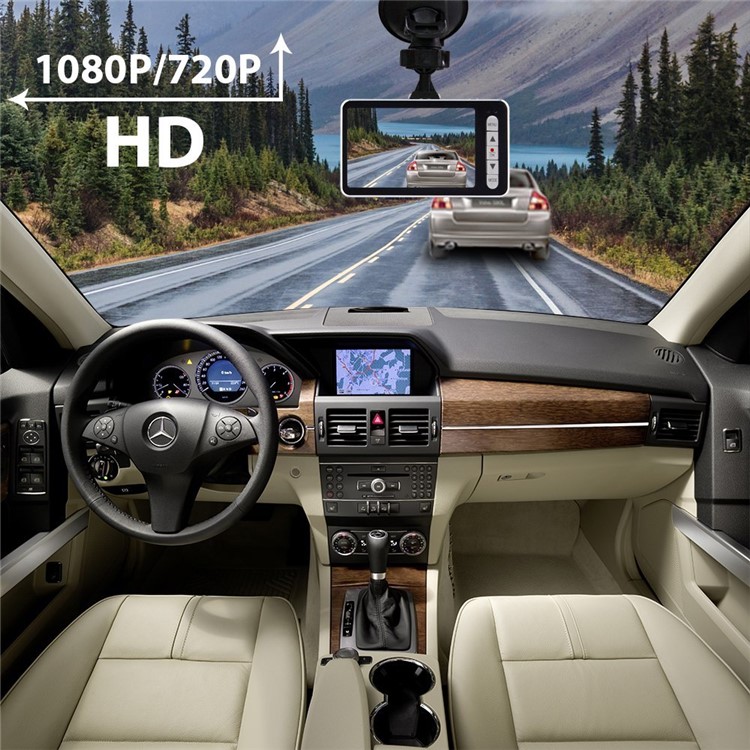 W1 1080P HD Mini Car Dash Camera 140 Degree Wide Angle Lens Car DVR with G-Sensor WDR-9