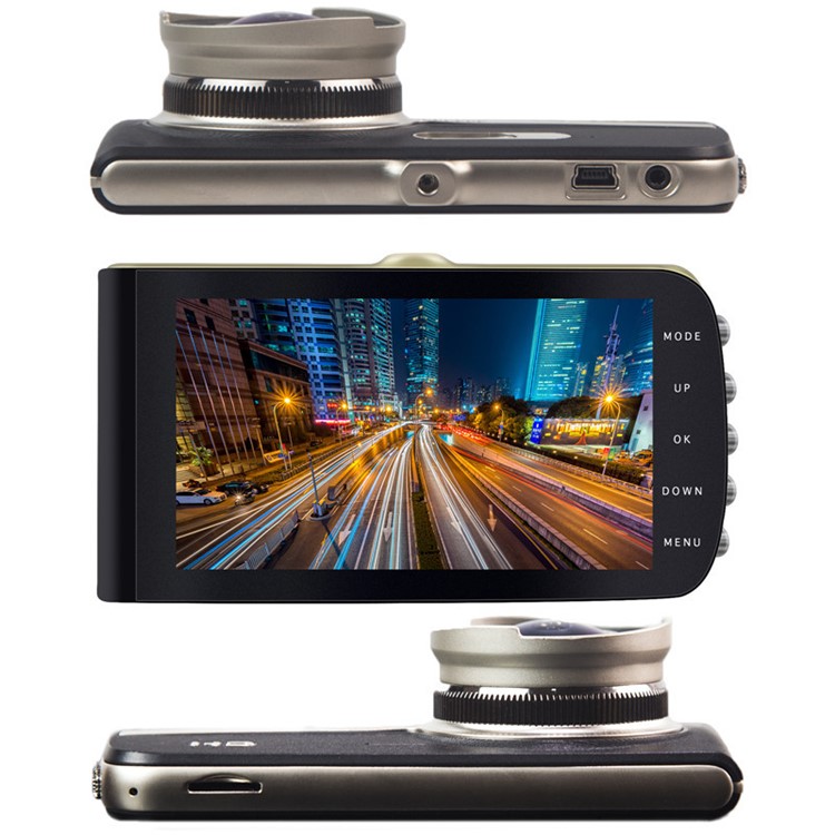 H430 4 inch IPS Screen Dual Lens Car DVR Car Dash Cam Recorder with 1080P 170° Wide Angle-13
