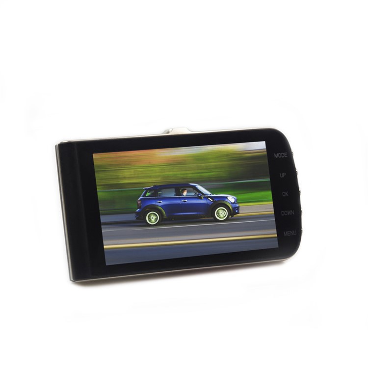 H430 4 inch IPS Screen Dual Lens Car DVR Car Dash Cam Recorder with 1080P 170° Wide Angle-2