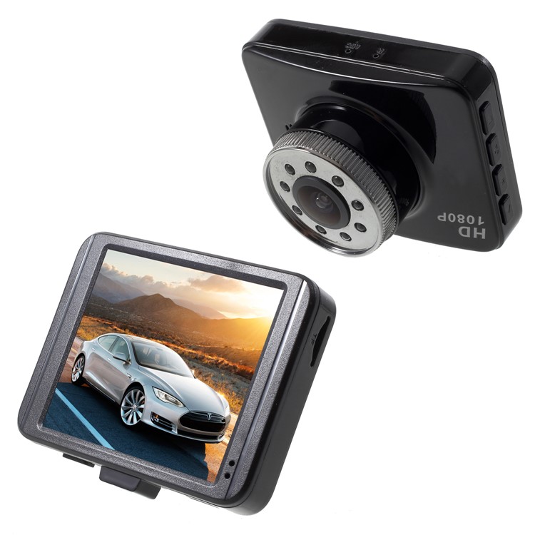 A208 1080P Full HD Car DVR Camcorder 2.7-inch 120-Degree Wide Angle Dash Cam Support Motion Detection-1