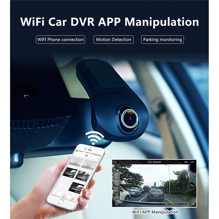 V23 Mini Wifi Car DVR 1080P Dash Cam Video Recorder Camcorder-5