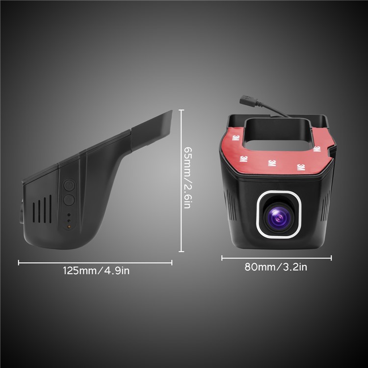 V24 Hidden Car Camera WiFi 1080P Vehicle Full HD Motor Camera-3