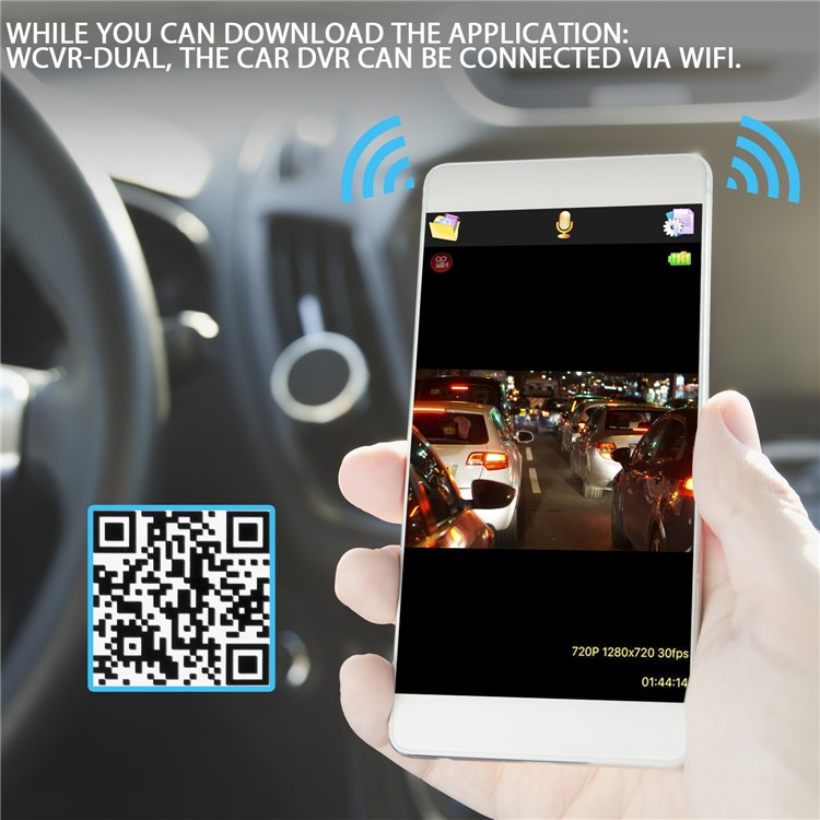 V24 Hidden Car Camera WiFi 1080P Vehicle Full HD Motor Camera-9